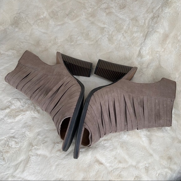 Report Potts Heels Open Toe Zip heel booties size 11 - Picture 5 of 8